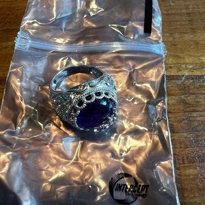 NIB - Ruby Ying Amethyst Starling Silver “Butterfly” ring